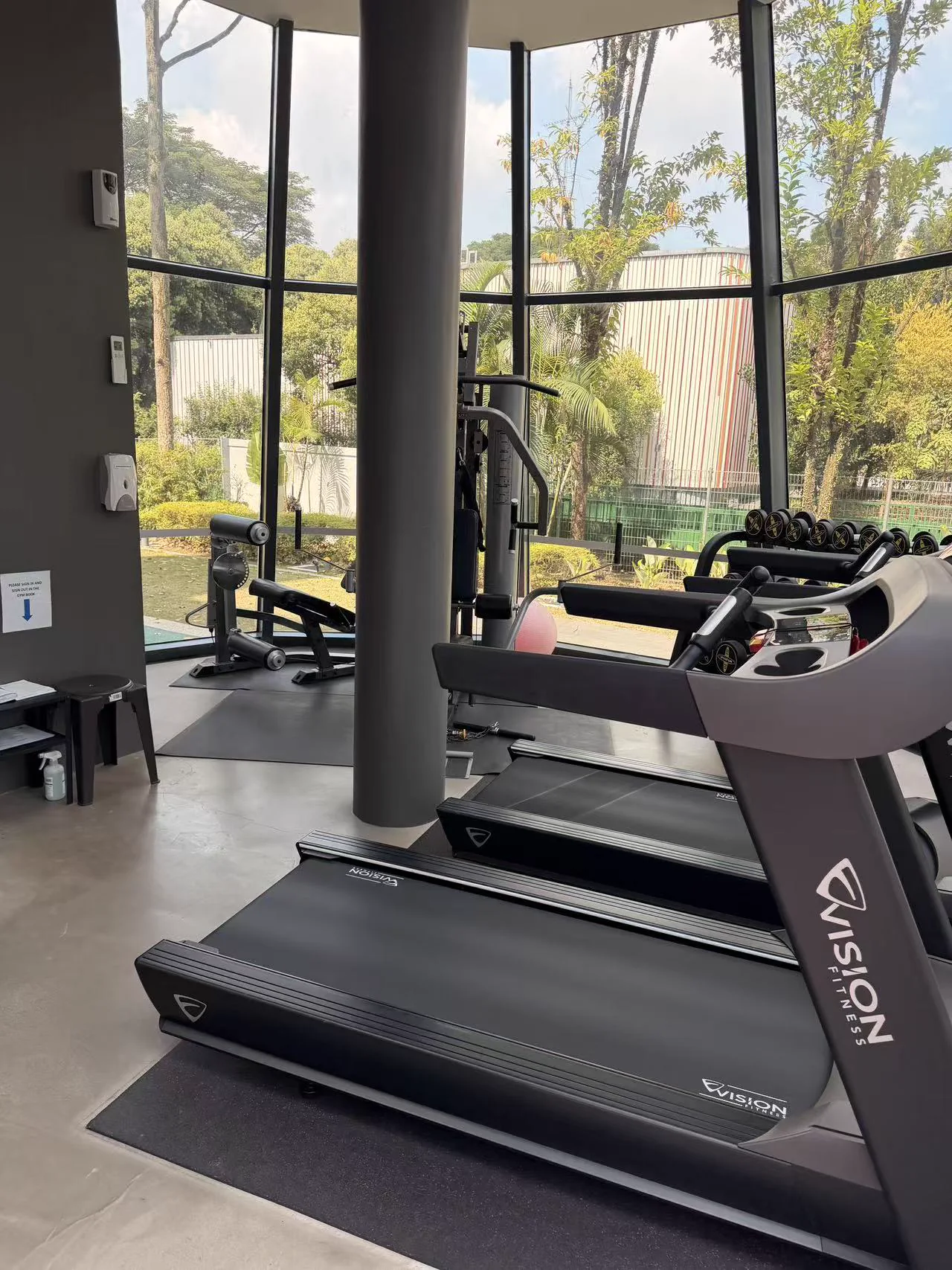 Gym at ESPA Cashew Road shown in a northwest Singapore housing guide